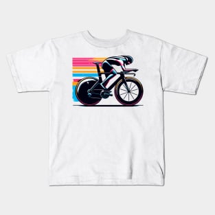 Time trial bicycle Kids T-Shirt